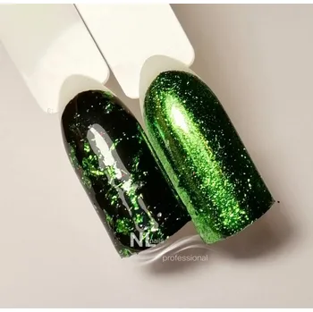 Přípravek na nehty NL nails professional MIRROR SPARKLING MESS - green