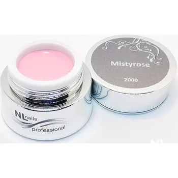 NL nails professional UV, LED barevný gel Mistyrose 5ml