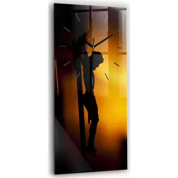 Hodiny Nástěnné hodiny SacroArte žluté 30 cm