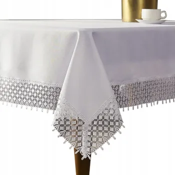 ubrus Elegantní ubrus s krajkou 90x160 053 krémový