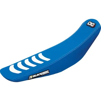 Moto sedlo BLACKBIRD POTAH SEDADLA / TM MX/EN 2T '15-'21 DOUBLE GRIP 3 COLOR BLUE