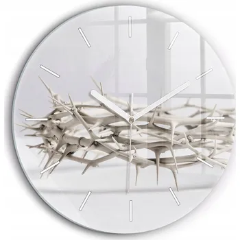 Hodiny Nástěnné hodiny SacroArte, odstíny šedé, 60 cm