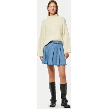 Dámská sukně Pieces Džínová sukně Silje 17156077 Modrá Regular Fit M