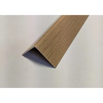 soklová lišta Midas Ochanný roh PVC 3x3x270 cm, Buk růžový 02