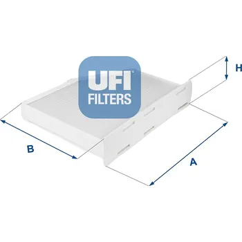 Ventilátor topení a klimatizace Filtr, vzduch v interiéru UFI 53.148.00