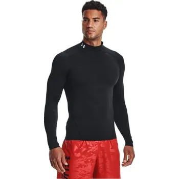 Pánské tričko Kompresní triko HG Armour Comp Mock LS Black - Under Armour Velikost: M, Barva: černá