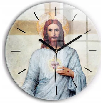 Hodiny Nástěnné hodiny SacroArte béžové 60 cm