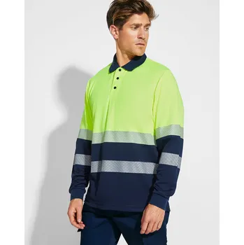 Pánské tričko Roly Pánská reflexní polokošile Vega s dlouhým rukávem