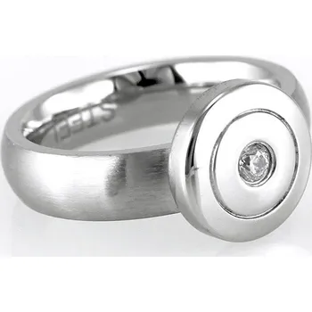 Souprava šperků Nerezový prsten 7615 (velikost 57) - stříbrné barvy