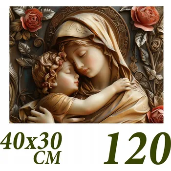 Obraz Puzzle Marie Devotional 120 dílků 42x29,7 cm Kostel Panny Marie Č. 5