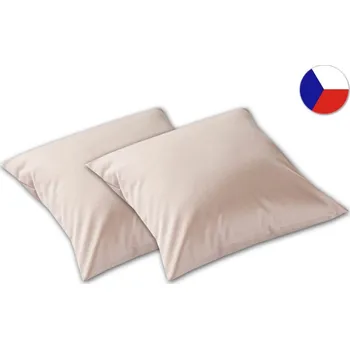 Dekorativní polštářek Saténový dekorační polštářek 40x40 EXCELLENT TENCEL Jednobarevný pudrový