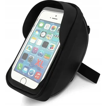 brašna na kolo Cyklistická brašna 7" na rám kola, černá PU