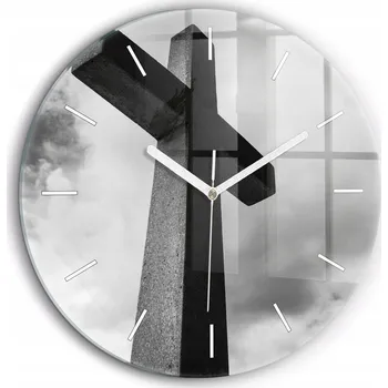 Hodiny Nástěnné hodiny SacroArte šedé 60 cm