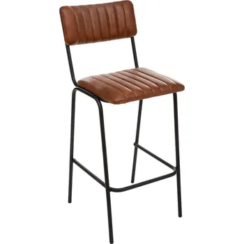 Barová židle Atmosphera Barová židle DARIO, kožená, výš, 102,5 cm