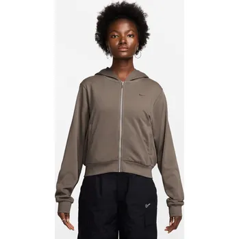 Dámská mikina Nike Sportswear Chill Terry mikina - 0 - hnědá - M
