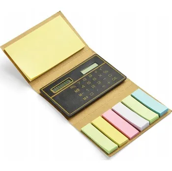 Samolepící bloček Samolepicí bločky na poznámky s ECO solární kalkulačkou