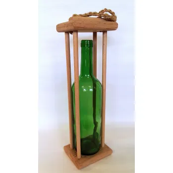 Dřevěný obal na láhev