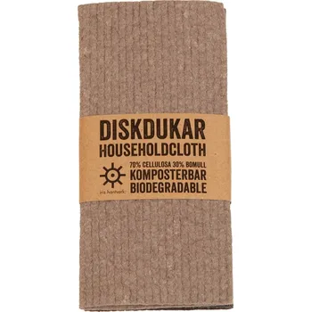 Utěrka Iris Hantverk Ekologické utěrky z celulózy, 2 ks / hnědá a grafitová