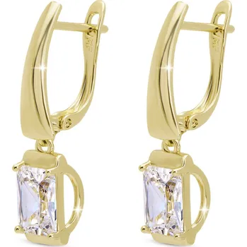 Náušnice Náušnice s velkým zirkonem, 3457