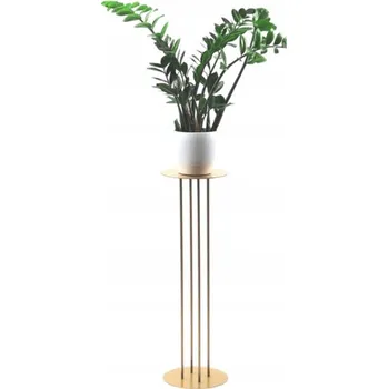 Stojan na květiny Stojan na květiny zlatý držák na květináč glamour Golden 70 cm pro svatba křest svatební hostina