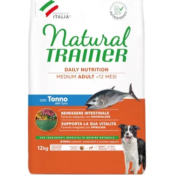 Krmivo pro psa 2x12kg Trainer Natural Adult Medium Tuna & Rice
