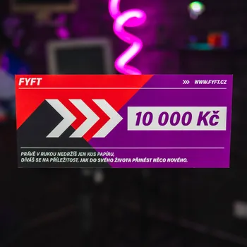 Dárkový potravinový koš 10000Kč poukaz FYFT.cz - dárkový voucher na hry a hračky