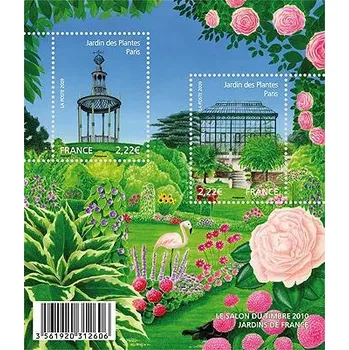 Poštovní známka Post France (2009) MiNr. 4732 - 4733 ** BL 109 - Francie - Francouzské zahrady