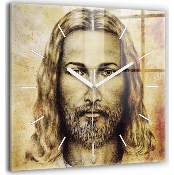 Hodiny Nástěnné hodiny SacroArte béžové 60 cm