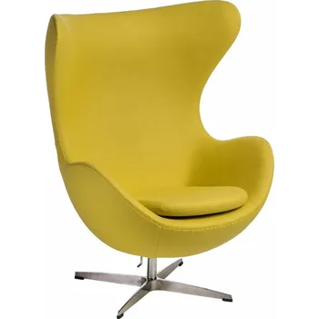 Křeslo D2.DESIGN Jajo žluté