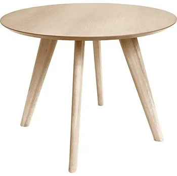 Jídelní stůl Jídelní kulatý stůl Townsville 100 cm bělený dub skandinávský pevný Actona