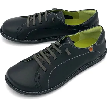 Dámské polobotky Dámské kožené polobotky 6568 Jungla černá Barva: černá, Velikost: 36