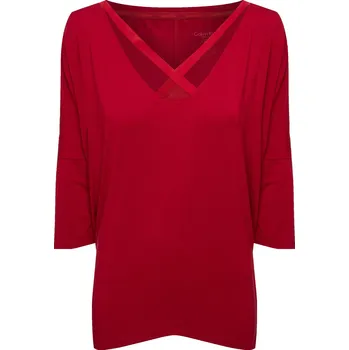 Dámské tričko Dámské Tričko s 3/4 rukávem QS5780E - Calvin Klein S