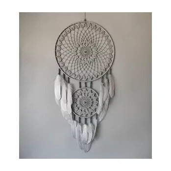 Lapač snů Lapač zlých snů Náčelník Šedý medvěd 40 x 95 cm