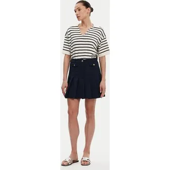 Dámská sukně Tommy Hilfiger Plisovaná sukně WW0WW44731 Tmavomodrá Regular Fit 44