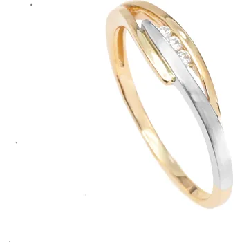 Prsten Stuchlík zlatý prsten s diamanty 70274