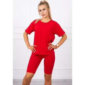 Dámské legíny Premium Set Halenka & Krátké Legíny K-Fashion, UNI i519_17752-U