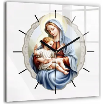 Hodiny Nástěnné hodiny SacroArte bílé 60 cm