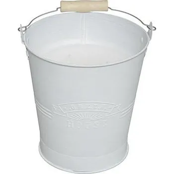 Svíčka Vonná svíčka proti komárům Atmosphera House citronella retro kbelík bílá 700g