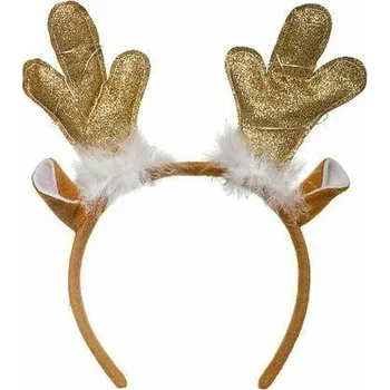 Vánoční dekorace Feeric Christmas Světelný sobí čelenka LED