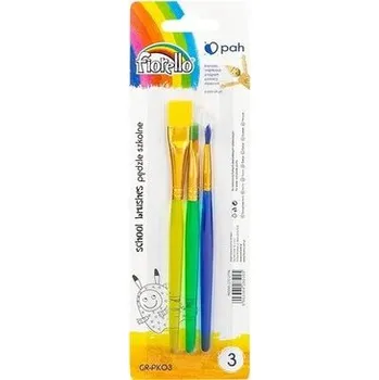 Set školních potřeb Pędzle szkolne kolorowe GR-PK03 3szt FIORELLO