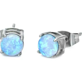 Náušnice BRUNOshop.cz Náušnice se syntetickým kamínkem OPÁL