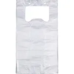 Mikrotenová taška, nosnost 3 kg, délka 40 cm, šířka 22 cm, záložka 12 cm, 500 ks