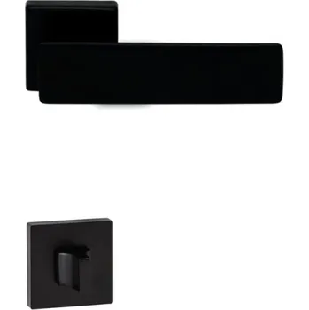 Dveřní kování Cobra dveřní kování SPRING-S WC černá