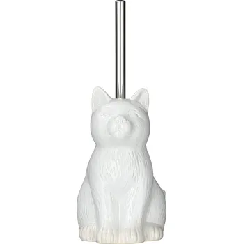 Toaletní kartáč CAT, barva bílá, Wenko