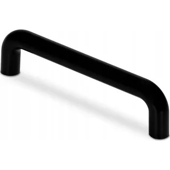 Nábytkové kování Nábytková úchytka klasická černá pololesklá 10,5 x 1 x 2,8 cm