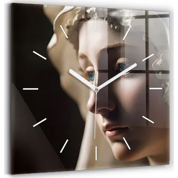 Hodiny Nástěnné hodiny SacroArte, hnědé, 30 cm