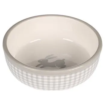 miska pro malé zvíře Flamingo Keramická miska pro králíky 360ml 13,5x4,5cm