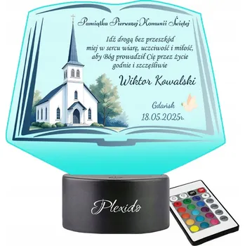 Lampička Plexido vícebarevná Noční lampa