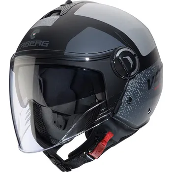 Helma na motorku Caberg Riviera V4X Alpha matt black/anthracite/grey vel. S