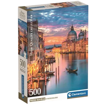 Puzzle Clementoni - Puzzle 500 Osvětlené Benátky